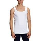 Athéna L210 Camiseta de Tirantes, Blanco/Blanco, XL (Pack de 2) para Hombre
