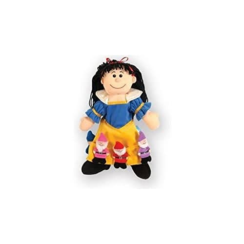 Tellatale-T-2310 Juego de Marionetas de Mano y Dedo Blancanieves, Color Assorted Colours/Lime Green (T-2310)