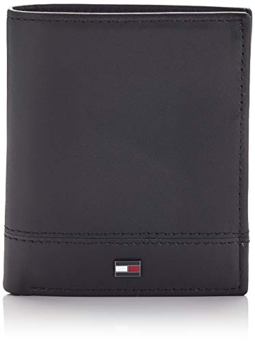 Tommy Hilfiger - Th Essential Ns Trifold, Carteras Hombre, Negro (Black), 1x1x1 cm (W x H L)