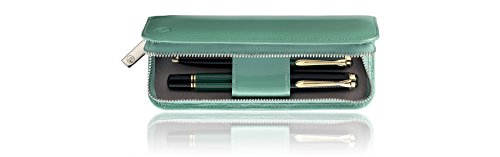 Pelikan 973305 TG181 Case for Writing Instruments Patent Leather Green