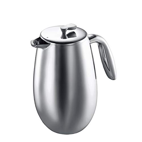 BODUM COLUMBIA: Cafeteira de parede dupla, 1.0 l, aço inoxidável