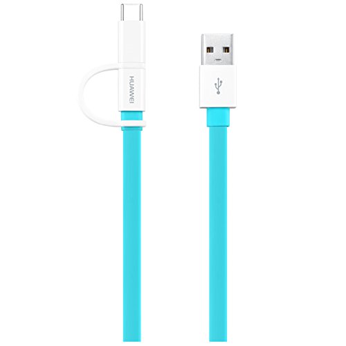 Huawei Cabo Dados 2-in-1 USB-A to Micro USB/Type-C 1.5m Blue