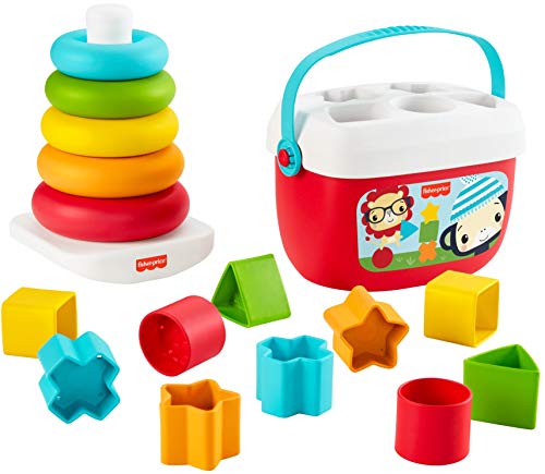 Fisher-Price Pirâmide e Balde Primeiras Formas Eco Gift Set - MATGRF11
