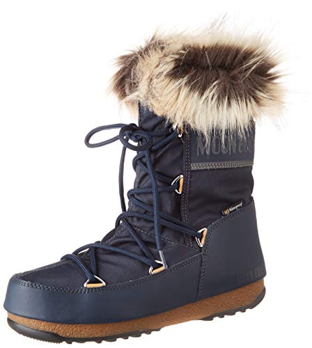 Moon-boot Monaco Low Wp2, Botas de Nieve Unisex Adulto, Azul (Denim BLU 003), 40 EU