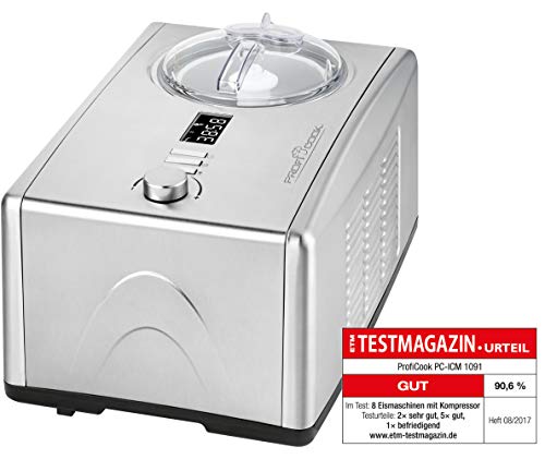 ProfiCook Máquina de Gelados ICM 1091