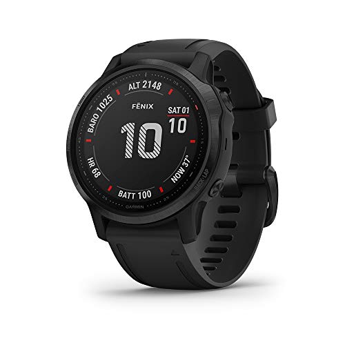 Relógio Desportivo GARMIN Fenix 6S PRO (Bluetooth - Até 9 dias de autonomia - Preto)