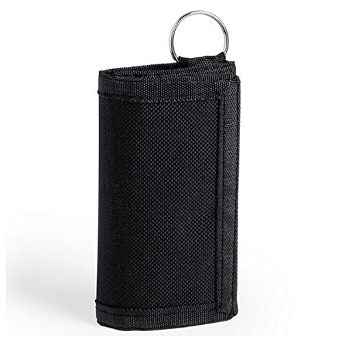 Porta-chaves e Moedas 145102 (6 x 10,5 x 0,7 cm) Preto