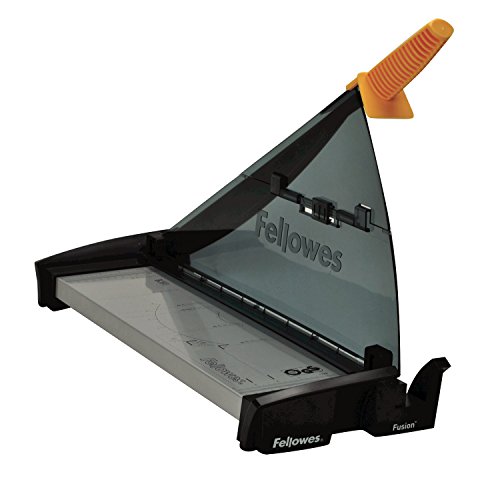 Fellowes Fusion A3 - Guillotina de papel tamaño A3, capacidad de corte 10 hojas, color negro y gris