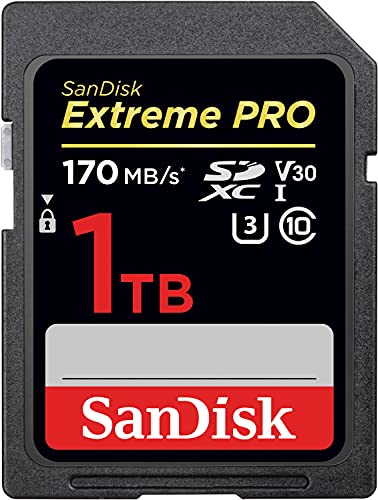 SanDisk 1TB Extreme Pro SDXC Card 170MB/s V30 UHS-I U3