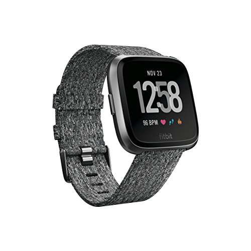 Relógio Desportivo FITBIT Versa Granito (Bluetooth - Até 4 dias de autonomia - Ecrã Tátil - Cinzento)