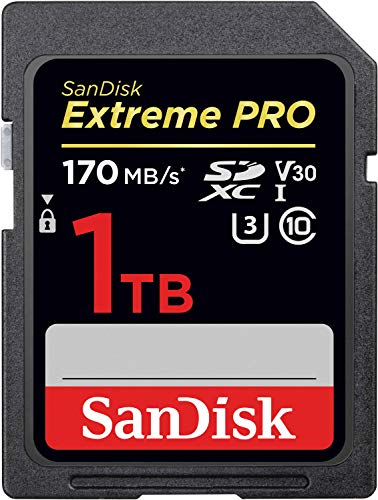 SanDisk 1TB Extreme Pro SDXC Card 170MB/s V30 UHS-I U3
