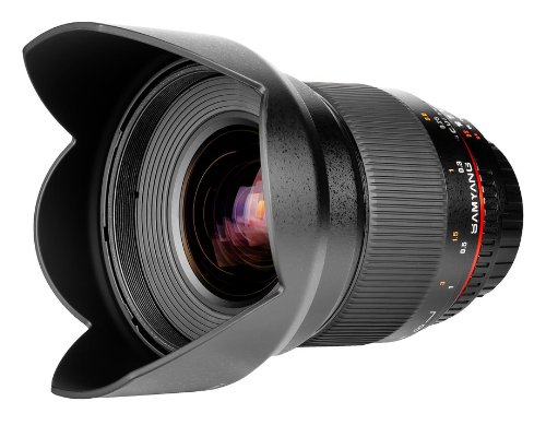 Objetiva Samyang 16mm T2.2 ED AS UMC CS VDSLR para Sony E