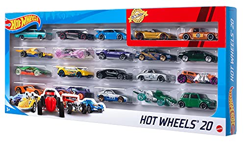 Hot Wheels - Pack 20 Veículos (vários modelos)